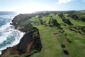 Poipu Bay 16th Approach Aerial